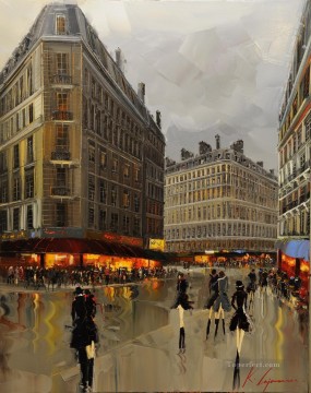 Kal Gajoum Estilo de vida parisino Pinturas al óleo